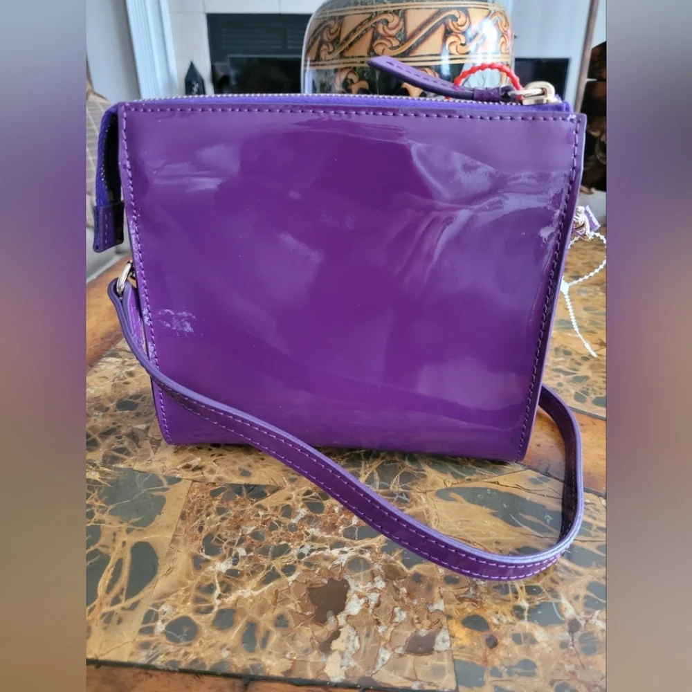 Dooney & Bourke Purple Crossbody Bag - Picture 2 of 7